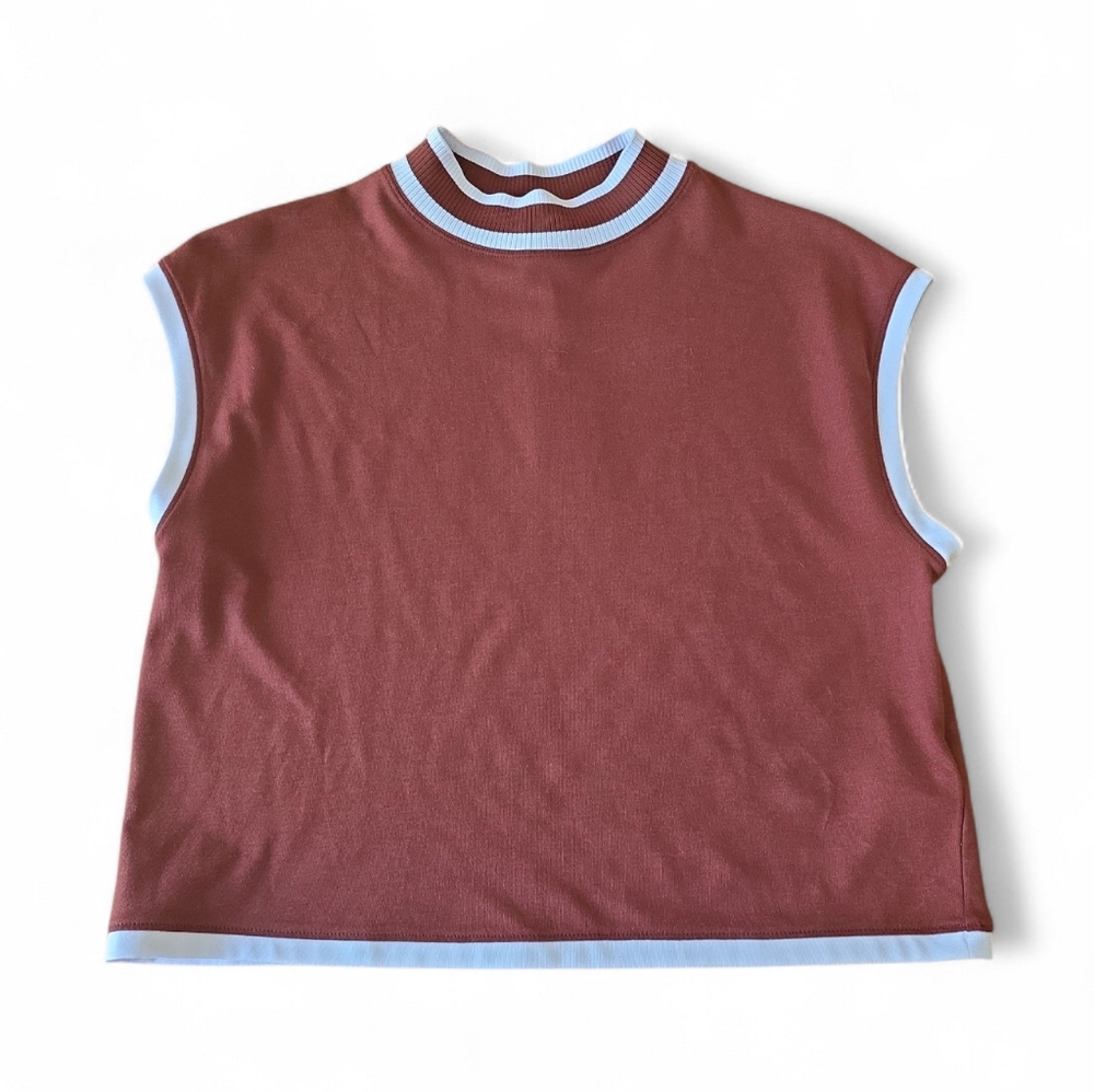 💥SOLD💥 Calia- Women's Rib Mock Crop Tank